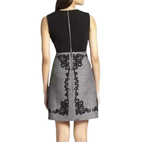 Diane Von Furstenberg Yvette Appliqué A-line Sheath Dress Womens Size 4 NWT $498 - Picture 5 of 16